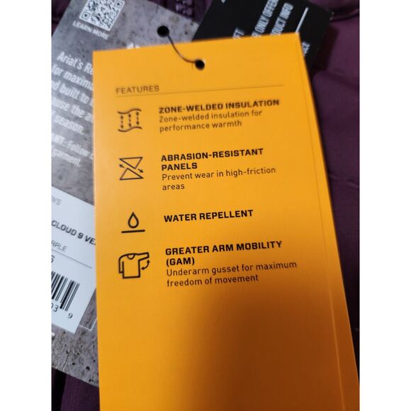 ARIAT Rebar Cloud 9 Insulated Vest Women's size Medium - Picture 8 of 11